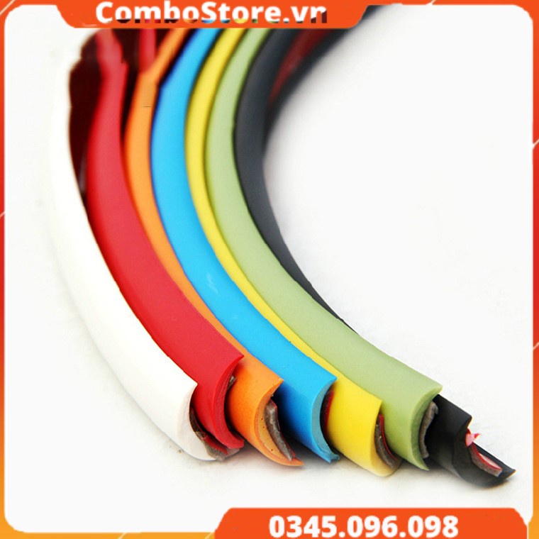 Dây cao su bảo vệ viền bánh xe ô tô – Cuộn dây cao su trang trí mâm bánh xe ô tô xe hơi.