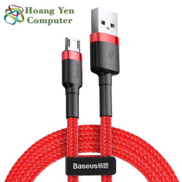 Cáp Sạc MICRO USB Baseus Cafule Hổ Trợ Truyền Dữ Liệu Cho Android - BH Chính Hãng 12 Tháng - Hoàng Yến Computer