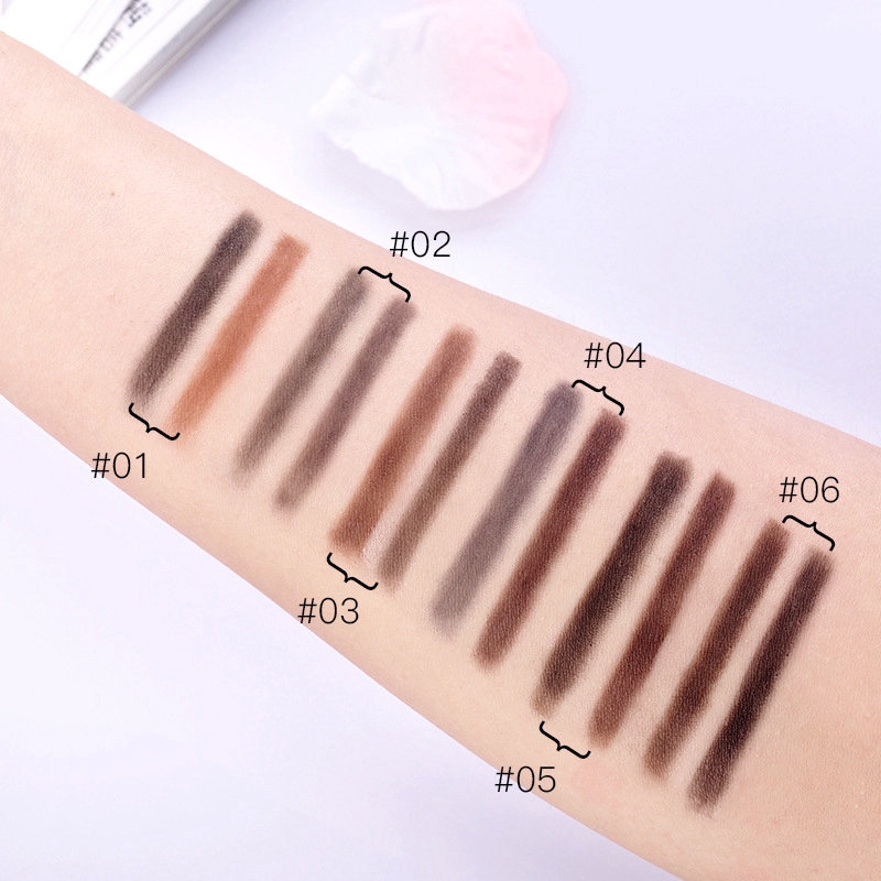 Bột tán mày 2 màu kèm cọ chuyên dụng