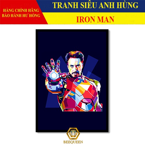 [MS51-75] Tranh Siêu Anh Hùng Người Sắt - Iron Man
