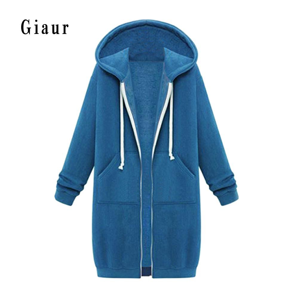 Áo khoác dáng dài màu trơn đơn giản cho nữ