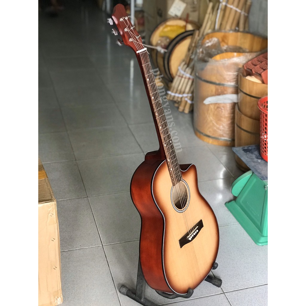 [TẶNG KÈM BAO +PHÍM] Đàn guitar acoustic VE70 sinh viên giá rẻ