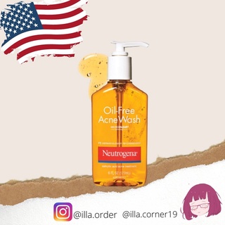 [BILL US] Sữa Rửa Mặt Neutrogena Oil-free Cho Da Dầu, Mụn