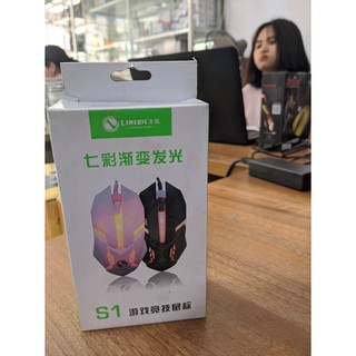 Chuột Máy Tính LIMEIDE S1 - Chuột chơi game có đèn led 7 màu siêu độc đáo, phong cách hiện đại.