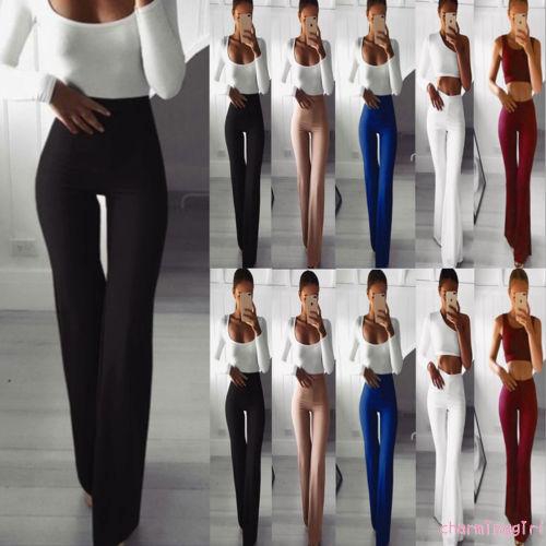 Quần dài ống loe thời trang dành cho nữ