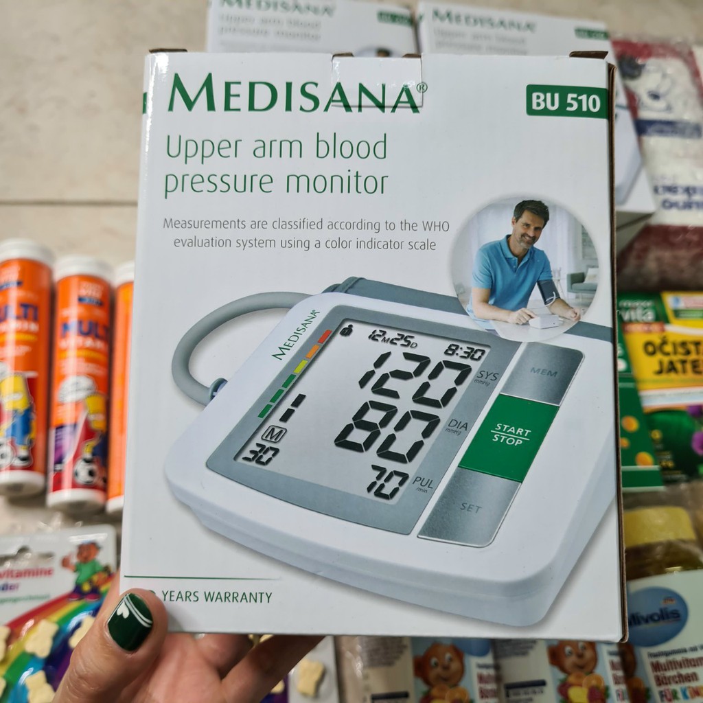 Máy đo huyết áp Medisana BU510  Đức