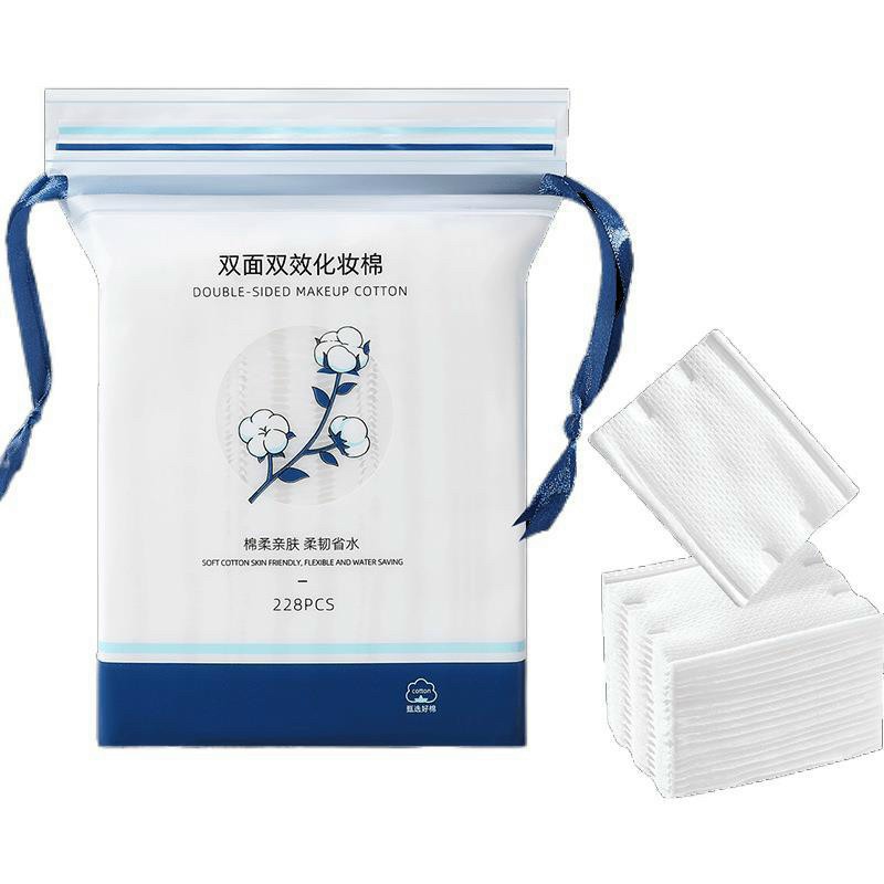 HÀNG MỚI Bông tẩy trang 3 lớp Cotton Pads túi 228 miếng - Hàng Nội Địa Trung Quốc Loại Mới