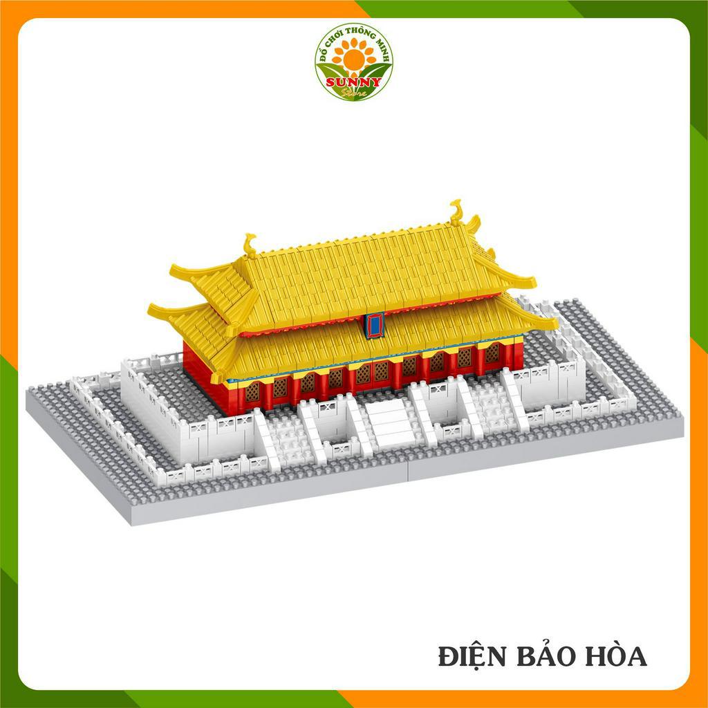 Mô hình lắp ghép 3D Công trình kiến trúc 4 mô hình  Ngoại điện Tử Cấm Thành - Bắc Kinh - 5000+pcs - Sunny