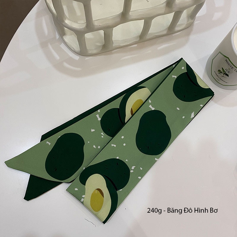(0240) Scunchies Và Băng Đô Tone Xanh Lá Năng Động Xu Hướng