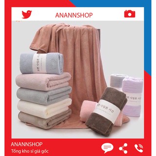 Khăn bông cao cấp xuất hàn 70x140cm
