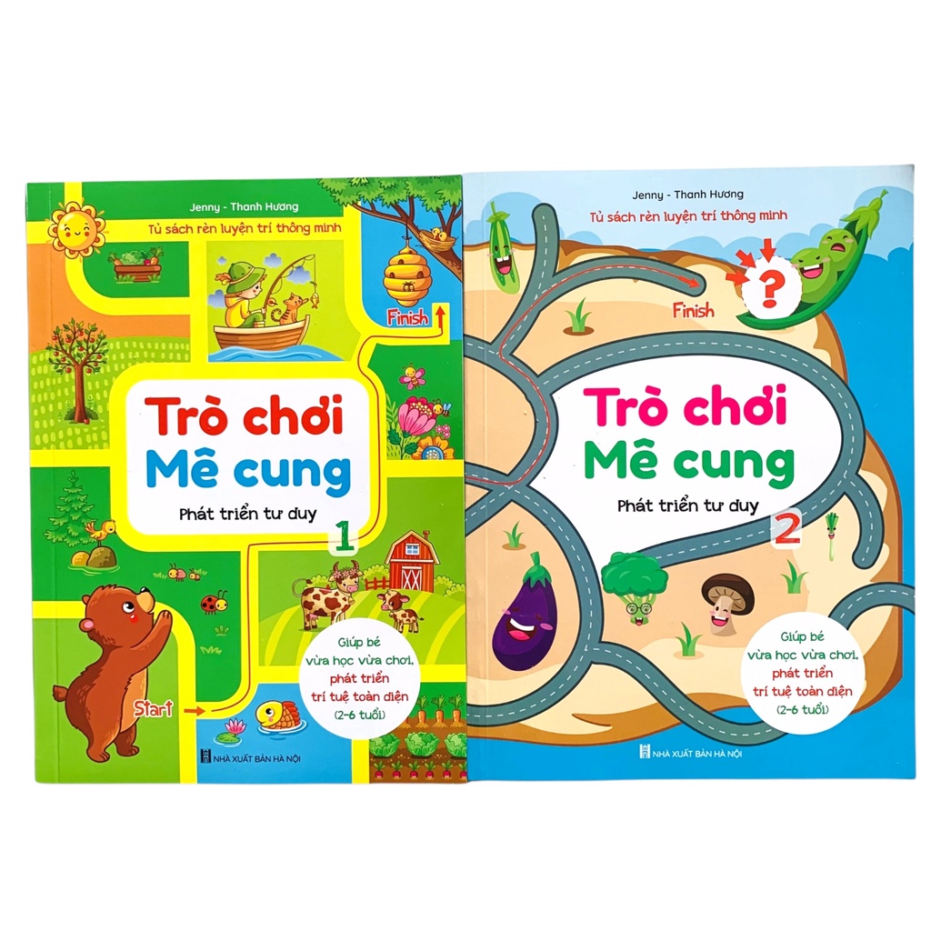 Sách - Rèn Luyện Trí Thông Minh - Trò Chơi Mê Cung Phát Triển Tư Duy