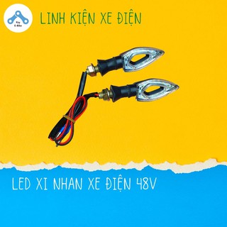 Xi nhan xe điện led DC 12V siêu sáng, dùng cho xe máy điện, xe đạp điện, 1 đôi