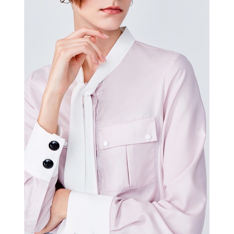 Áo sơ mi hồng Lily