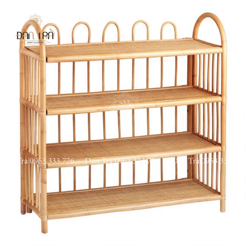 Kệ Mây Đựng Sách, Kệ Tủ Mây Tre Decor Phòng Giá Rẻ, Xưởng Mây Tre ĐAN TRÀ, Nội Thất Decor Trang Trí