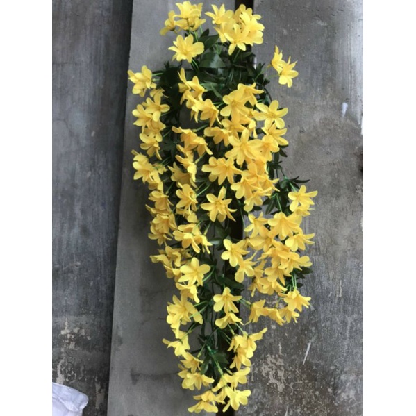 rủ sao hoa giả trang trí góc treo tường, ban công