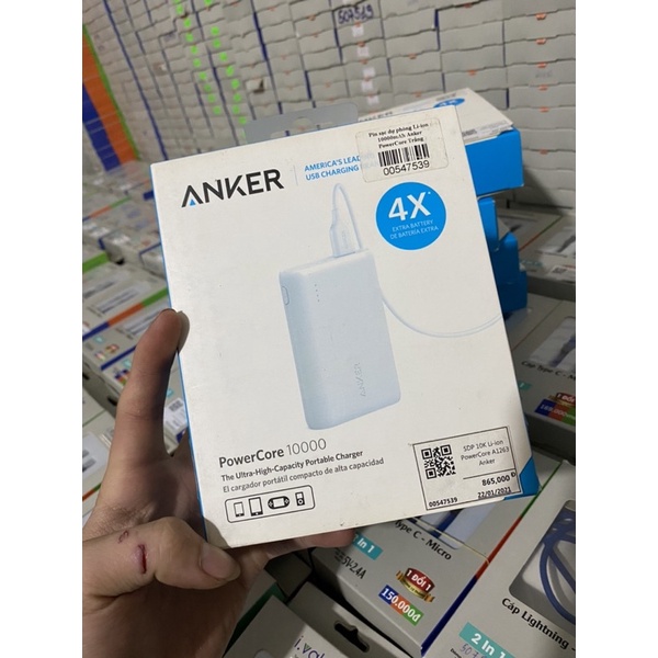 Pin sạc dự phòng ANKER PowerCore 10000mAh - A1263