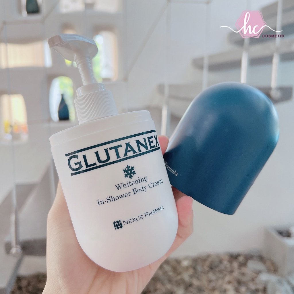Sữa Tắm Dưỡng Trắng Body Glutanex 300ml - Kem tắm kích trắng cấp tốc, chống nhăn da body - Hương Chất Cosmetic