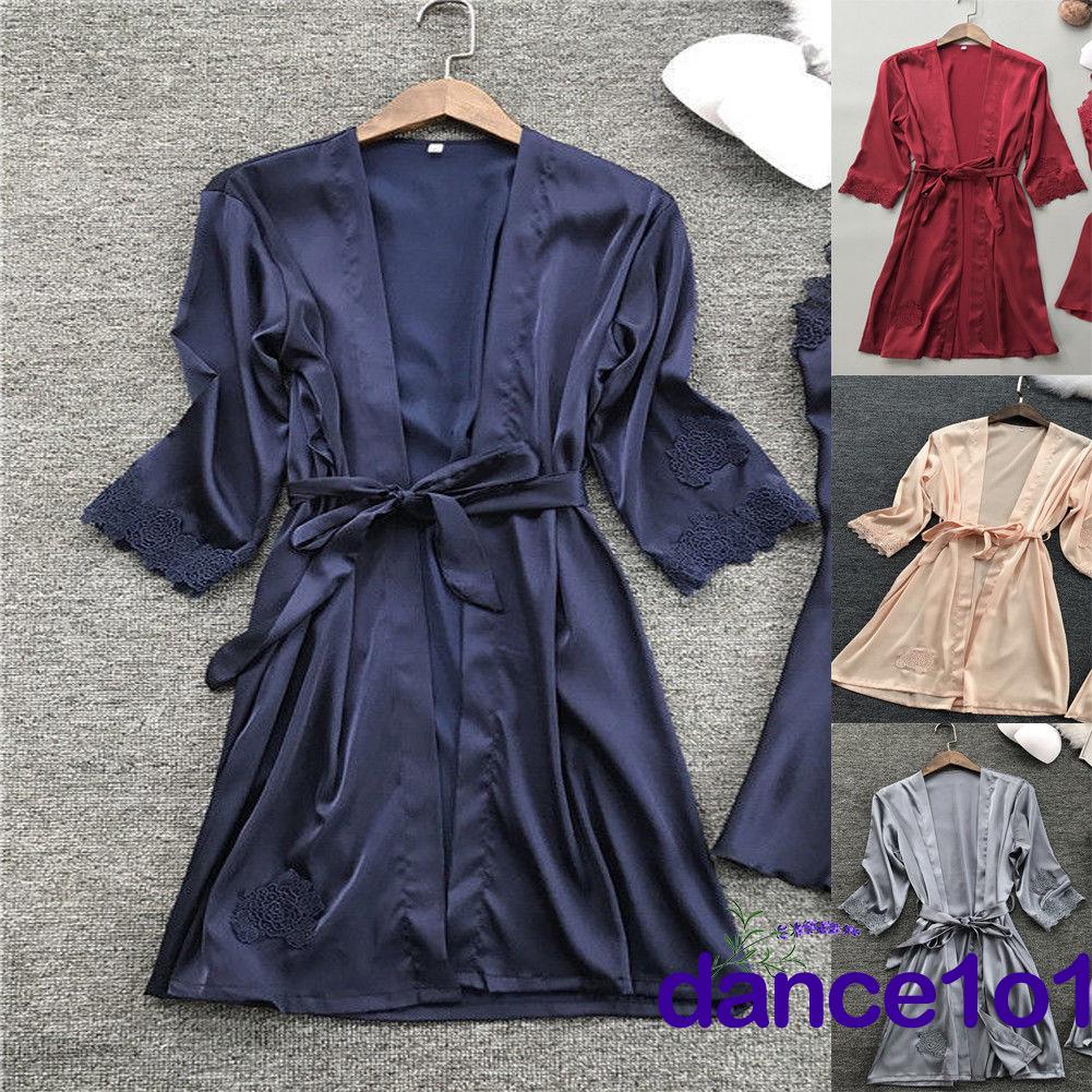 Áo Choàng Lụa Phối Ren Quyến Rũ | BigBuy360 - bigbuy360.vn