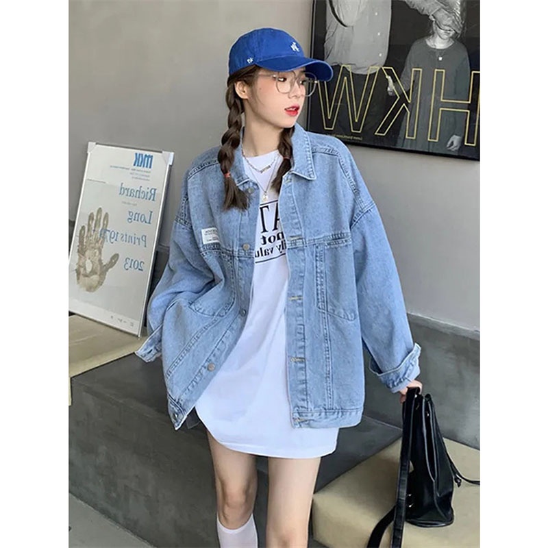 Áo Khoác Jeans Chỉ Nổi Phom Siêu Đẹo M302-Violet