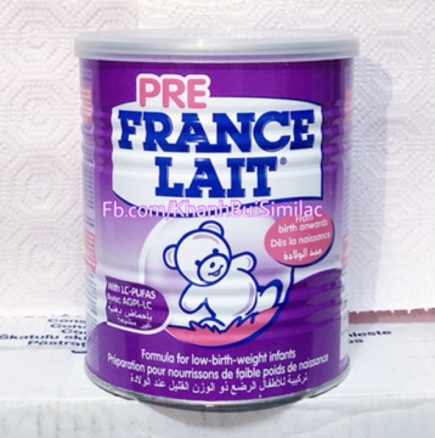 Sữa bột France Lait số 1, 2, 3 400g