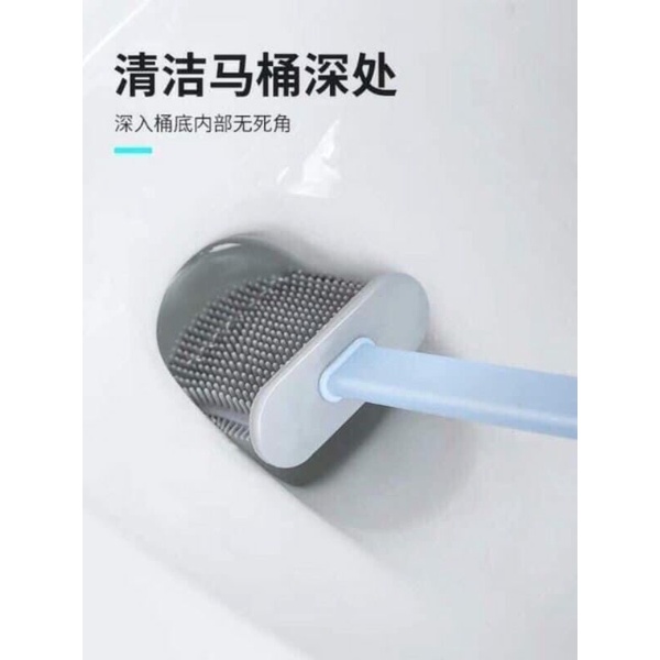 Bộ bàn chải nhà vệ sinh silicone