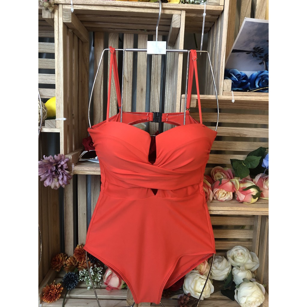 [Sẵn + Hình thật]Bộ bơi bikini 1 mảnh liền xẻ ngực cực sang chảnh nâng ngực nhiều màu du lịch biển | BigBuy360 - bigbuy360.vn