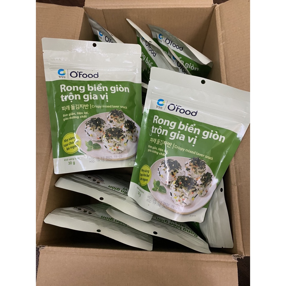 Rong biển giòn trộn gia vị O'Food (30g)