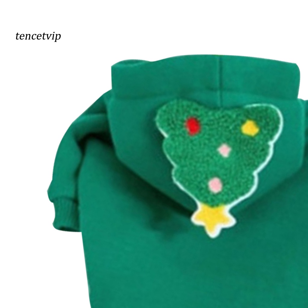 Áo Sweater Dây Rút Hình Ông Già Noel Cho Thú Cưng