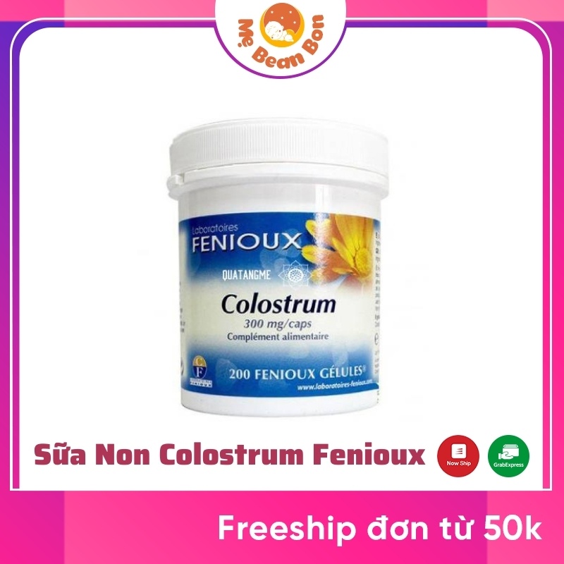 Sữa Non Pháp Colustrum Fenioux 200 Viên Cho Bé Từ Sơ Sinh Tăng Đề Kháng Hàng Chính Hãng Nội Địa Date Xa