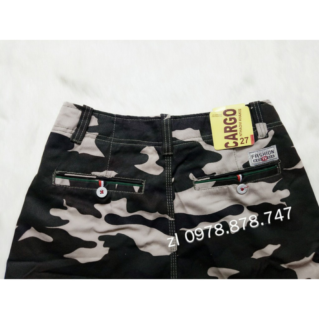 Quần Short Rằn Ri Size Đại