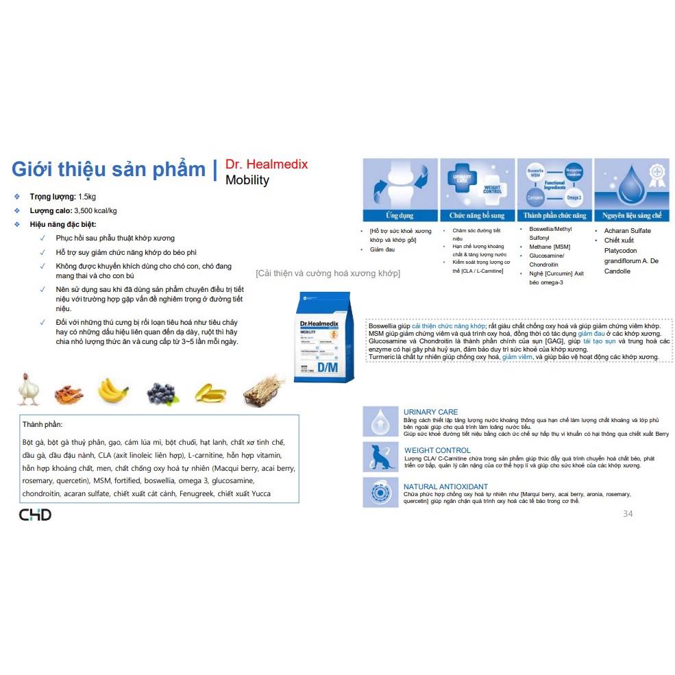 THỨC ĂN DR.HEALMEDIX NGĂN NGỪA BỆNH CHO CHÓ Bao 1.5kg