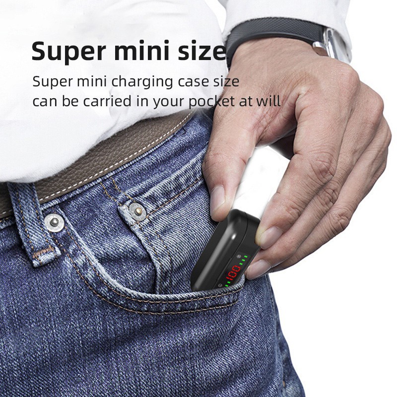 Tai nghe Bluetooth AMOI V8 V7 TWS 5.0 gốc Tai nghe không dây Màn hình LED Tai nghe điều khiển cảm ứng AirDots