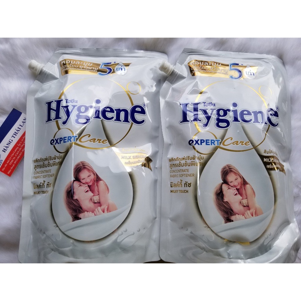 NƯỚC XẢ VẢI HYGIENE THÁI LAN MÀU TRẮNG MILKY 1300ML