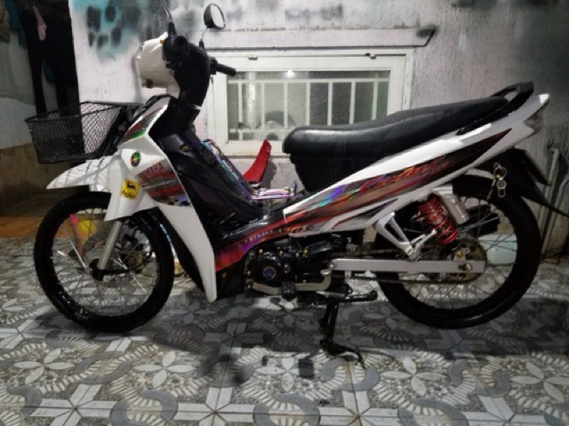 Tem sirius 110 đỏ bạc