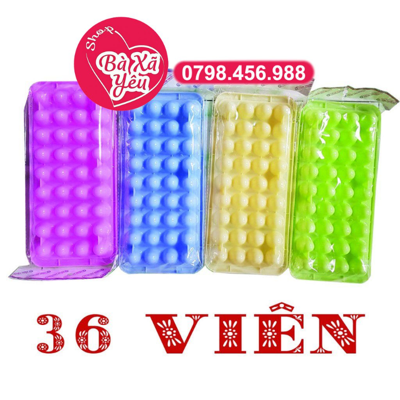 Combo 5 khuôn làm đá , rau câu, thạch bi - BX2287