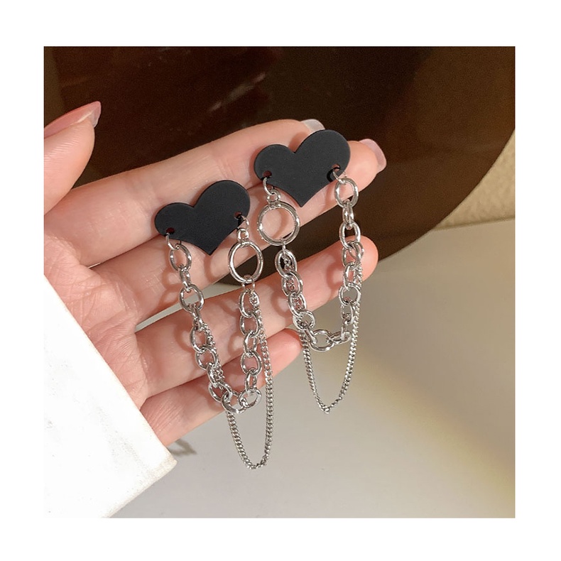 Hoa Tai Dáng Dài Đính Đá Phối Tua Rua Sang Trọng Cho Nữ shinny