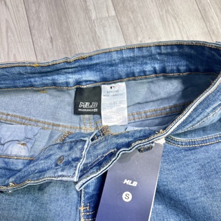 Quần short MLB jean full tag chuẩn hình thật