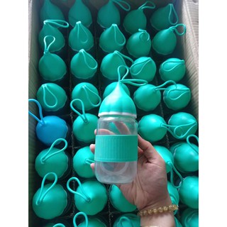 Bình thủy tinh đựng nước siêu cute 300ml