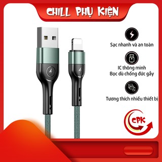 Dây cáp sạc nhanh iPhone và truyền dữ liệu USAMS SJ448 (Dây dù chống đứt. cực bền)