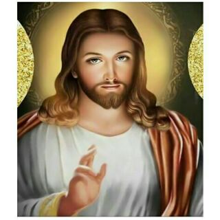 Tranh đá kim cương đa sắc abc chúa jesus lv043 chưa đính. .