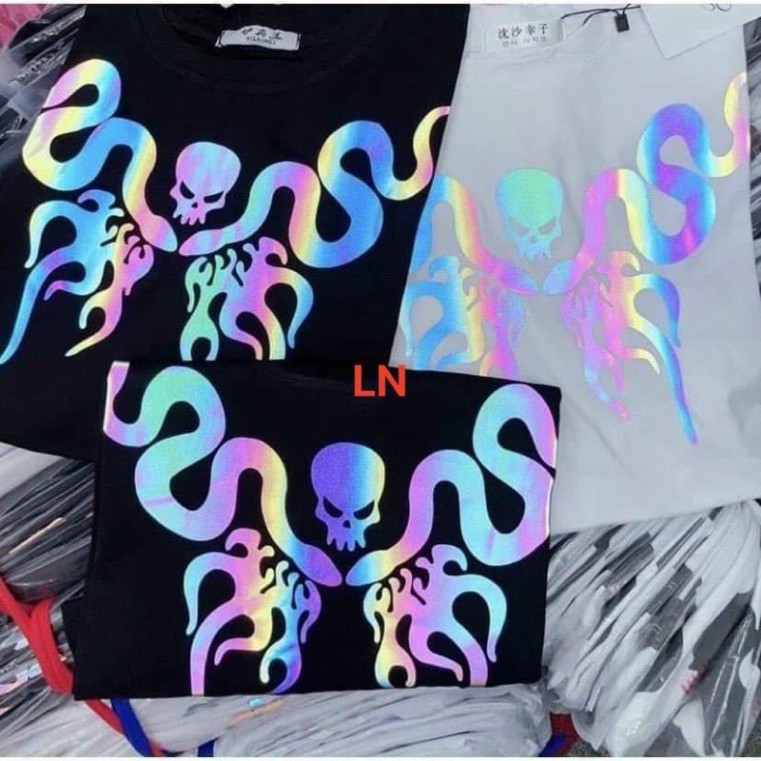 Áo phản quang rắn đầu lâu LN0521