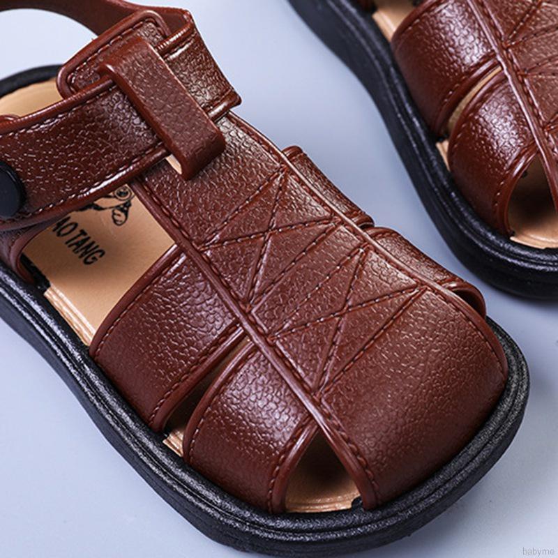 Sandal đế mềm màu trơn thời trang đi biển cho bé