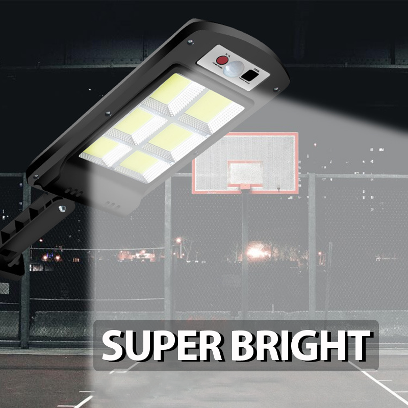Đèn năng lượng mặt trời Solar 120LED siêu sáng Có điều khiển từ xa 3 chế độ làm việc
