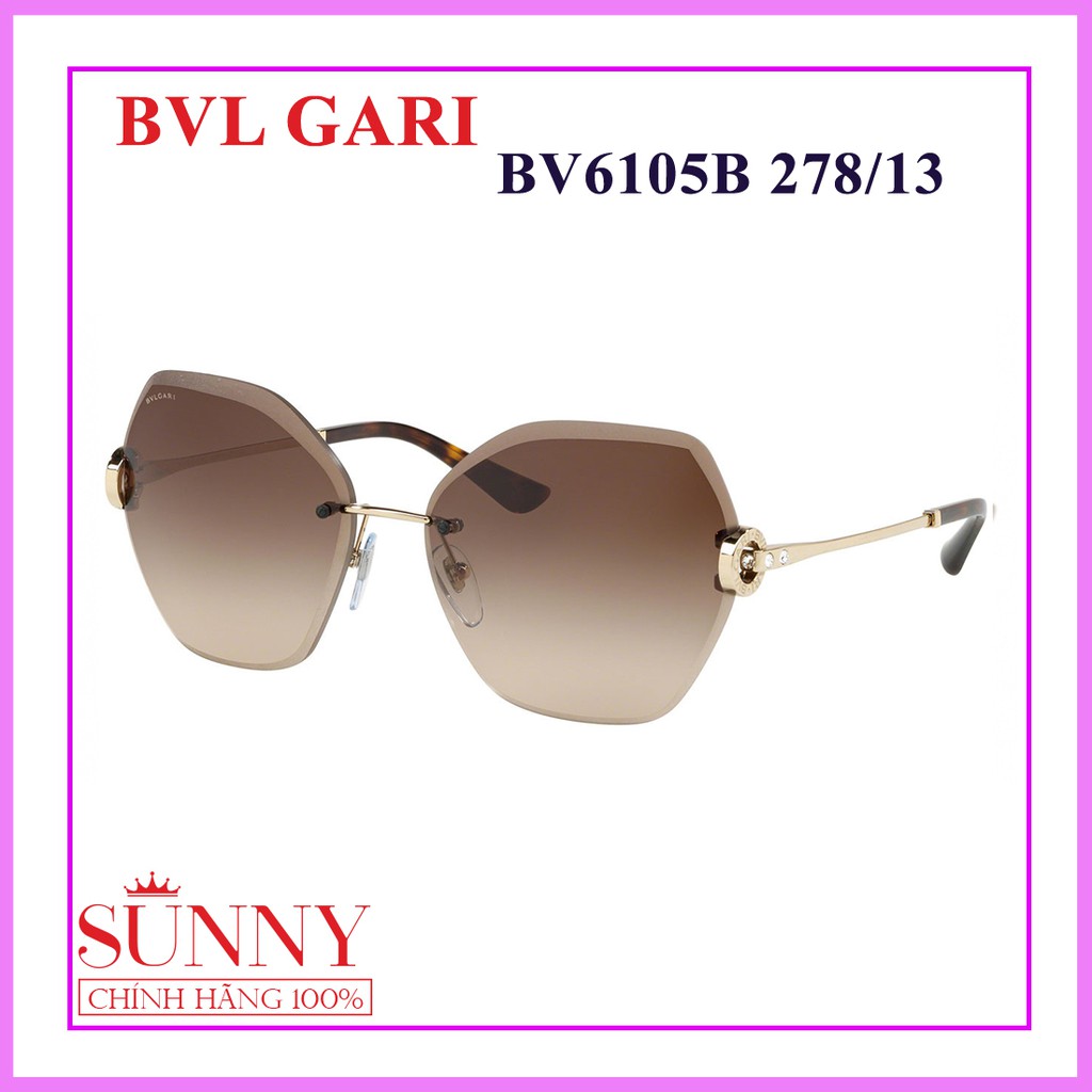 BV6105B - Kính mát Bvlgari chính hãng có tem thẻ bảo hành toàn quốc