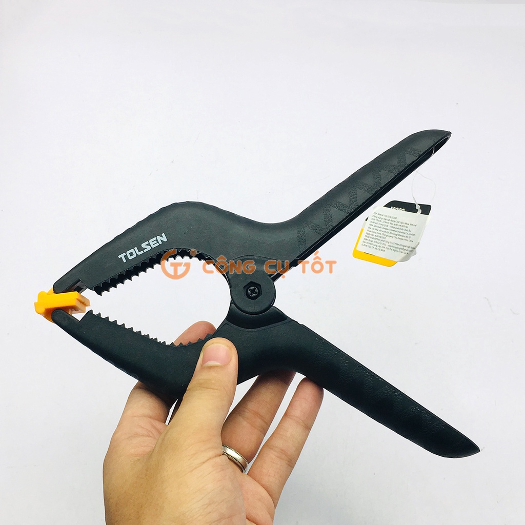 Kẹp lò xo 9 inch 225mm TOLSEN 10200