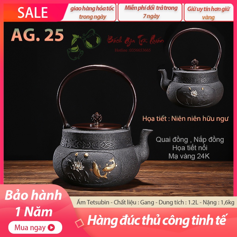 💎 SIÊU SALE 💎Tổng Hợp Các Mẫu Ấm Gang Tetsubin Nhật - Hàng Đúc Thủ Công Cao Cấp