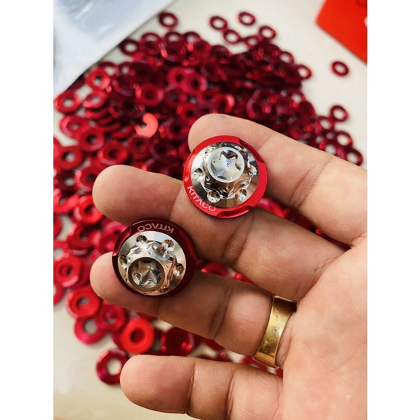 lông đền nhôm đỏ kitaco