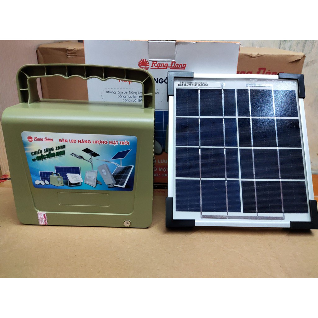 [Shop Chính Hãng] Bộ lưu điện năng lượng mặt trời đa năng Chính Hãng Rạng Model: Đông LD01.SL 5W