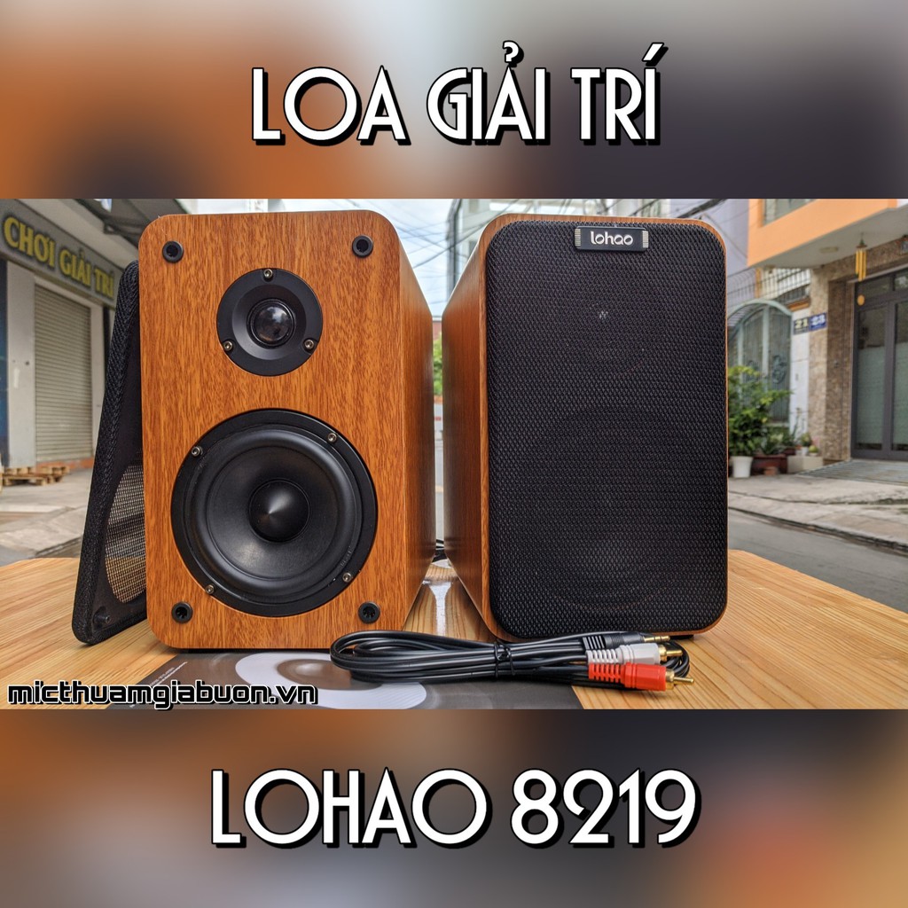 Loa vi tính với thiết kế vỏ gỗ cao cấp sang trọng AV-8219 80W bass treble mạnh mẽ âm thanh cực hay