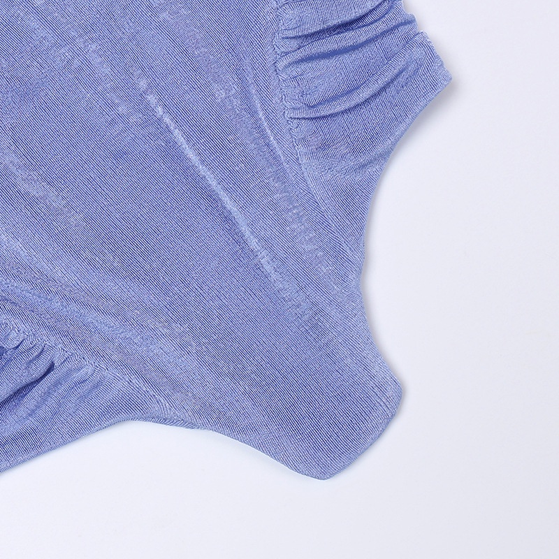 Áo Tank Top Màu Trơn Xếp Ly Gợi Cảm